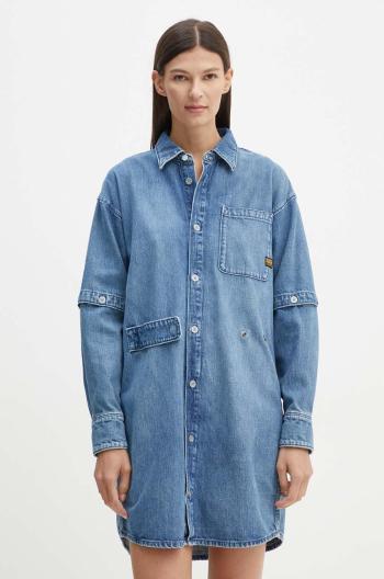 Džínové šaty G-Star Raw modrá barva, mini, D25349-D301