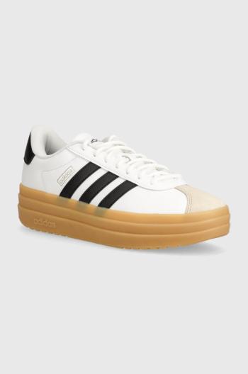 Kožené sneakers boty adidas Vl Court Bold bílá barva, IH3083