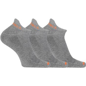 Merrell MEA33566T3B2 Cushioned Cotton Low Cut Tab (3 packs) gray heather  (SPTmerr0102nad)