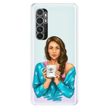 Odolné silikonové pouzdro iSaprio - Coffe Now - Brunette - Xiaomi Mi Note 10 Lite