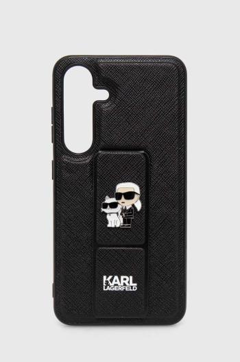 Obal na telefon Galaxy Karl Lagerfeld S24 S921 černá barva, KLHCS24SGSAKCPK