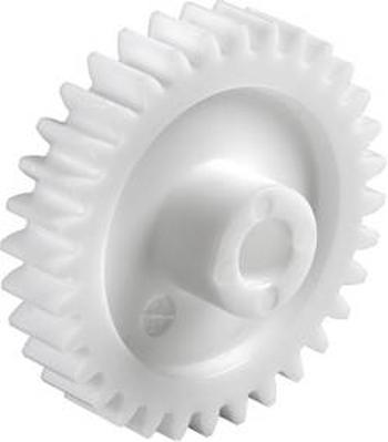 Polyacetal čelní ozubené kolo Reely Typ modulu: 1.0 Ø otvoru: 12 mm Počet zubů: 100