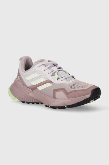 Boty adidas TERREX Soulstride dámské, fialová barva, ID7762