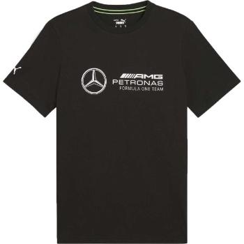 Puma MERCEDES-AMG PETRONAS F1 ESSENTIALS LOGO TEE Pánské triko, černá, velikost