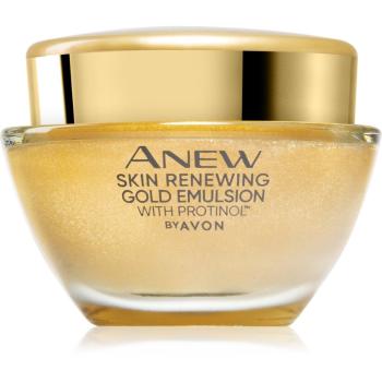 Avon Anew Skin Renewing Gold Emulsion hydratační noční krém proti vráskám 50 ml