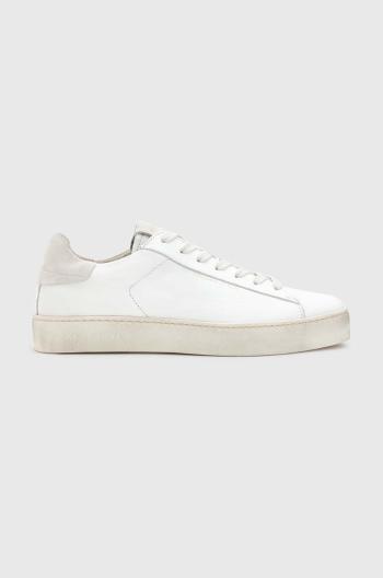 Kožené sneakers boty AllSaints Shana Sneaker bílá barva, W105FB