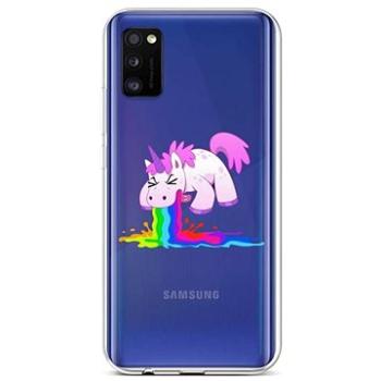 TopQ Samsung A41 silikon Rainbow Splash 52670 (Sun-52670)