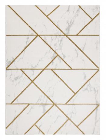 Dywany Łuszczów Kusový koberec Emerald geometric 1012 cream and gold - 180x270 cm Béžová