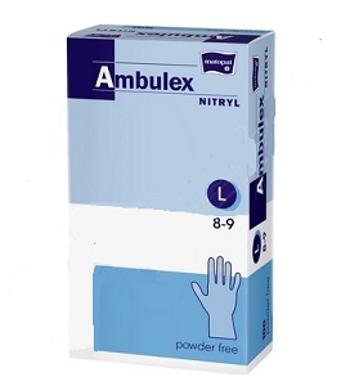 II. jakost Ambulex Nitryl rukavice nitril.nepudrované L 100 ks