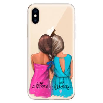 Odolné silikonové pouzdro iSaprio - Best Friends - iPhone XS