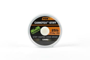 Fox Ztužená šňůrka Camotex Stiff Camo 20m - 25lb