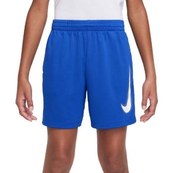 Nike DRI-FIT MULTI+ Chlapecké šortky, modrá, velikost