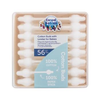 Canpol babies Cotton Buds With Limiter 56 ks vatové tyčinky pro děti