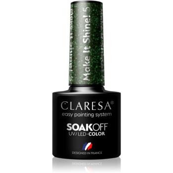 Claresa SoakOff UV/LED Color Make It Shine! gelový lak na nehty odstín 5 5 g