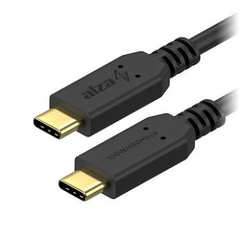 AlzaPower Core USB-C / USB-C 2.0, 5A, 100W, 0.5m černý (APW-CBTC4005B)
