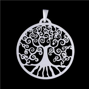 Šperky4U Ocelový přívěšek strom života - OPP1905