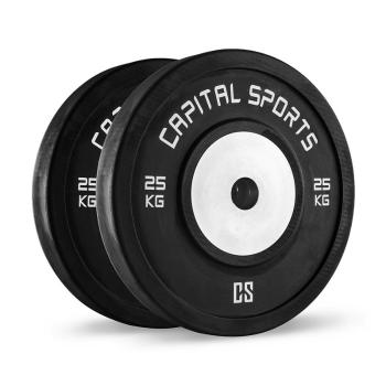 Capital Sports Inval, soutěžní bumper kotouče, 50 mm, hliníkové jádro, 2x 25 kg
