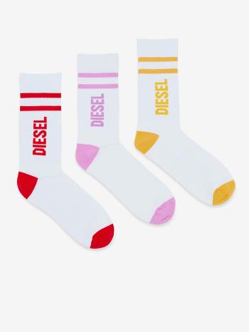 Diesel Ponožky 3 páry Bílá