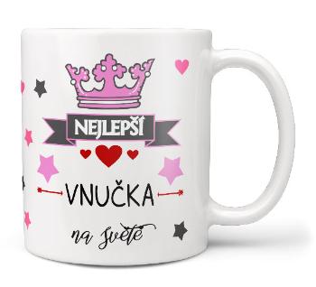 Hrnek Nejlepší vnučka na světě (Náplň hrníčku: Tropická směs)