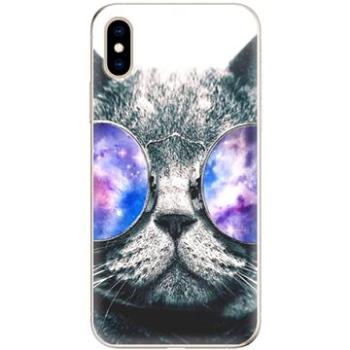 iSaprio Galaxy Cat pro iPhone XS (galcat-TPU2_iXS)