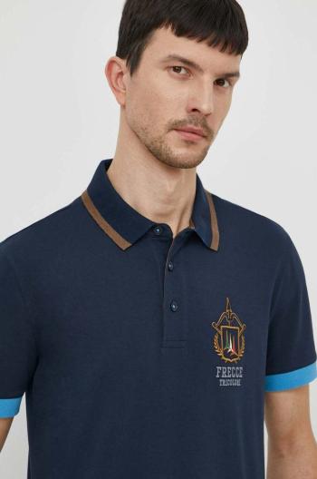 Polo tričko Aeronautica Militare tmavomodrá barva, s aplikací, PO1761P199