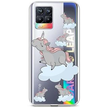 TopQ Realme 8 silikon Grey Unicorns 61493 (Sun-61493)