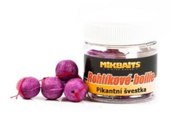 Mikbaits rohlíkové boilie 50ml-pikantní švestka