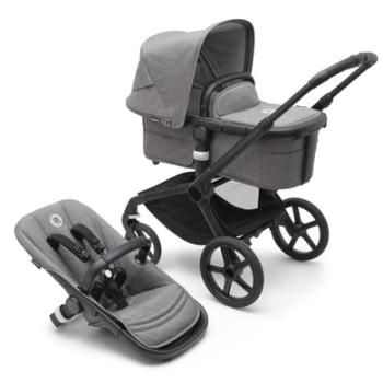 bugaboo kočárek Fox 5 komplet 2023 Black /Grey Melange