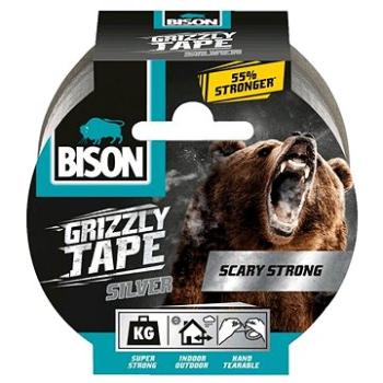 BISON GRIZZLY TAPE 10 m stříbrná (34300)