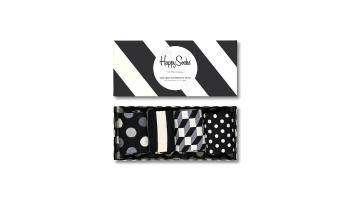 Happy Socks Black and White Gifts Box 4-Pack černé XCBW09-9100