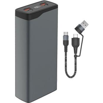 4smarts Power Bank VoltHub Pro 26800mAh 22.5W with Quick Charge, PD gunmetal Select Edition (468779)