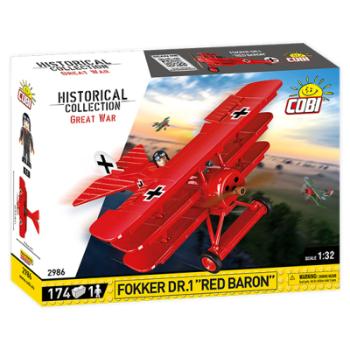Great War Fokker Dr. I Red Baron, 1:32, 174 k, 1 f