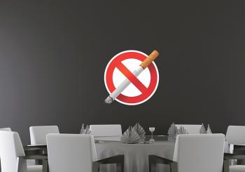 IMPAR Samolepka na zeď Zákaz kouření (Velikost: 80 x 80 cm)