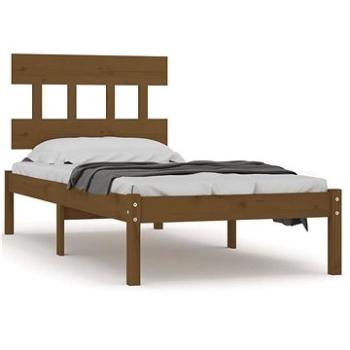 Rám postele medově hnědý masivní dřevo 100 × 200 cm, 3104731 (3104731)