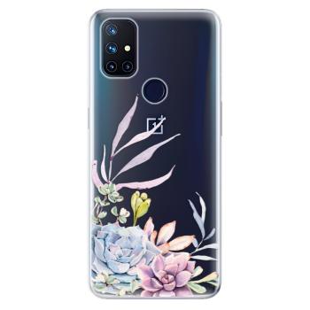 Odolné silikonové pouzdro iSaprio - Succulent 01 - OnePlus Nord N10 5G