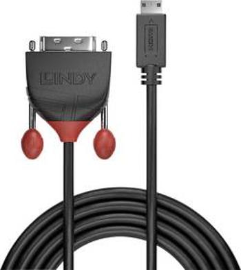 HDMI / DVI kabel LINDY [1x mini HDMI zástrčka C - 1x DVI zástrčka 18+1pólová] černá 1.00 m