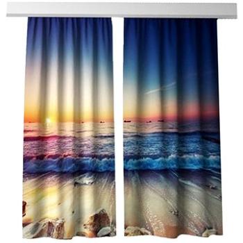 MyBestHome 3D dekorační závěs 315V OCEAN 2x160x250 cm set 2 kusy (8596212008016)