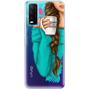 iSaprio My Coffe and Brunette Girl pro Vivo Y20s (coffbru-TPU3-vY20s)