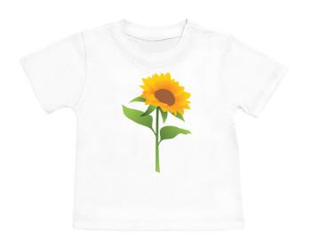 Tričko pro miminko Slunečnice