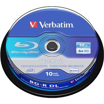 VERBATIM BD-R DL 50GB, 6x, spindle 10 ks (43746)