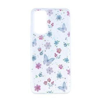 TopQ Kryt Glitter Xiaomi Redmi Note 11 Květy s motýlky 94643 (94643)