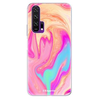 Odolné silikonové pouzdro iSaprio - Orange Liquid - Honor 20 Pro