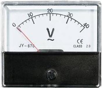 Analogové panelové měřidlo VOLTCRAFT AM-70X60/40V 40 V