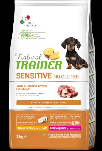 Trainer Natural Sensitive No gluten Pup&Jun Mini kachna 2 kg