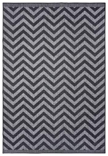 NORTHRUGS - Hanse Home koberce Kusový koberec Twin Supreme 105472 Palma Night Silver - 80x250 cm Šedá