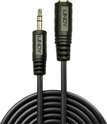 Jack audio prodlužovací kabel LINDY 35656, 10.00 m, černá