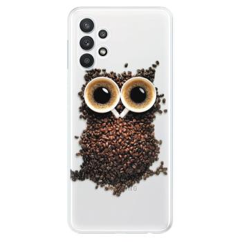 Odolné silikonové pouzdro iSaprio - Owl And Coffee - Samsung Galaxy A32 5G