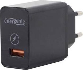 USB nabíječka Energenie EG-UQC3-01, nabíjecí proud 3000 mA, černá