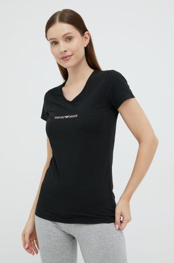 Tričko Emporio Armani Underwear černá barva
