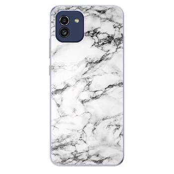 Odolné silikonové pouzdro iSaprio - White Marble 01 - Samsung Galaxy A03